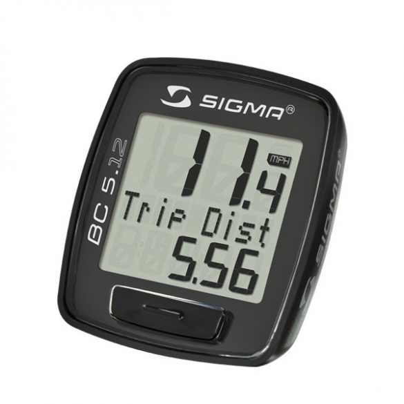 Sigma BC 5.12 fietscomputer met draad THV035597