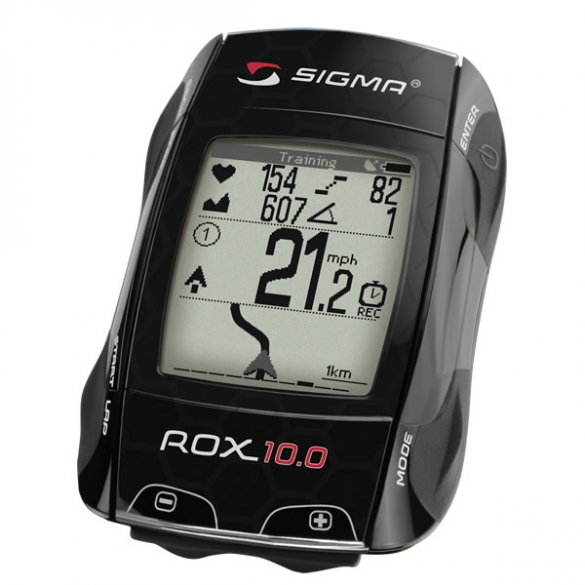 Sigma ROX 10.0 GPS Set fietscomputer zwart THV037327
