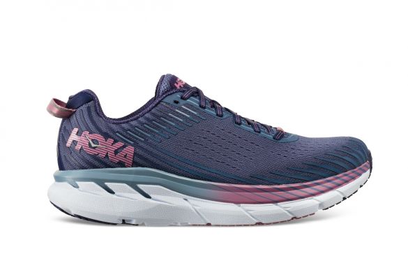Hoka One One Clifton 5 hardloopschoenen paars/blauw dames 1093756-MBRB