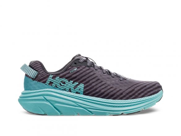Hoka One One Rincon hardloopschoenen grijs/blauw dames 1102875-CGAS