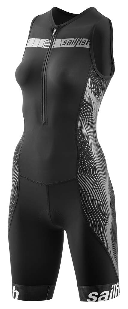 Sailfish Competition trisuit zwart/grijs dames SL12935-VRR