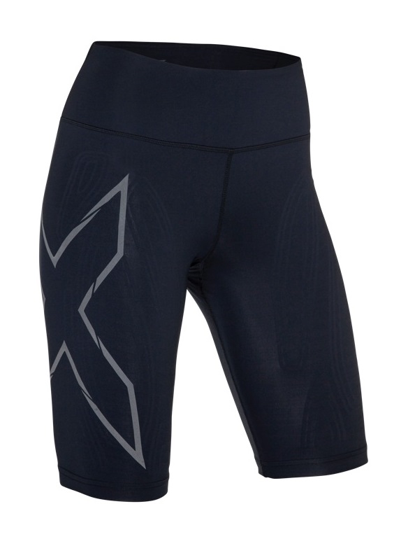 2XU MCS Compression short zwart dames WA4414b-BLK/NRO-VRR