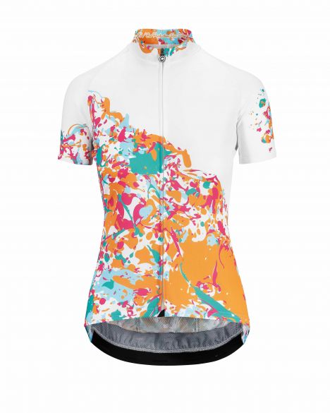Assos Wild SS korte mouw fietsshirt wit/granita dames 122027979