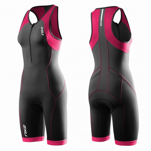 2XU G:2 Active trisuit zwart/roze dames   WT3119d