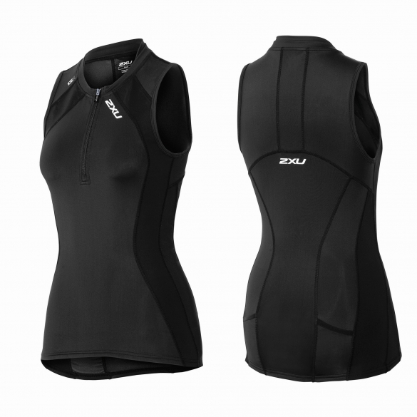 2XU Compression Tri singlet zwart dames WT3620a