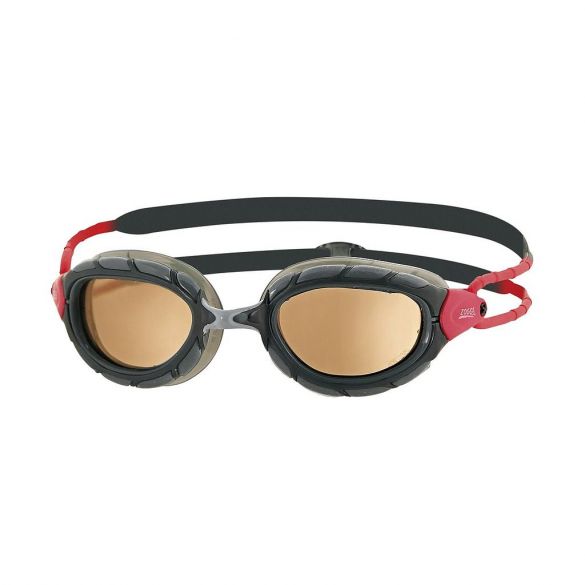 Zoggs Predator polarized ultra zwembril zwart/rood 301766
