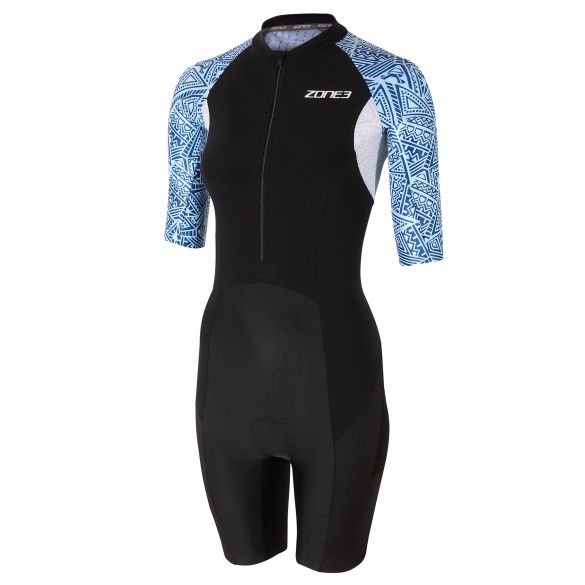Zone3 Lava aero trisuit korte mouw kona print dames TS20WLSS106