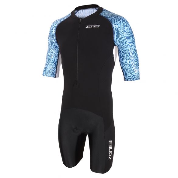 Zone3 Lava aero trisuit korte mouw kona print heren TS20MLSS106