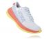 Hoka One One Carbon X hardloopschoenen wit/roze/geel dames  1102887-NCLN