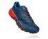 Hoka One One Speedgoat 4 trail hardloopschoenen blauw/oranje heren  1106525-MBMR