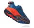 Hoka One One Speedgoat 4 trail hardloopschoenen blauw/oranje heren  1106525-MBMR