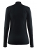 Craft Active Comfort Zip lange mouw ondershirt zwart/solid dames  1904479-B199