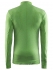 Craft Active Comfort Zip lange mouw ondershirt groen/shout heren  1904480-1620