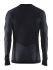 Craft Active intensity crewneck lange mouw ondershirt zwart/granite heren  1905337-999985-VRR