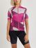 Craft Hale Graphic fietsshirt roze/wit dames  1907127-738780