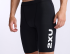 2XU Aero 9 inch tri shorts zwart heren  MT6430b-BLK/WHT