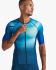 2XU Aero tri top korte mouw blauw heren  MT6662a-SPG/MAJ