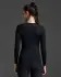 2XU Core Compression hardloopshirt lange mouw Black/No Logo Dames  WA6401A-BLK/NLO