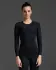 2XU Core Compression hardloopshirt lange mouw Black/No Logo Dames  WA6401A-BLK/NLO