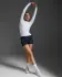 2XU Core Compression hardloopshirt lange mouw White/No Logo Dames  WA6401A-WHT/NLO