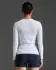 2XU Core Compression hardloopshirt lange mouw White/No Logo Dames  WA6401A-WHT/NLO