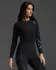 2XU Igniton Compression hardloopshirt lange mouw Black/Silver Dames   WA6405A-BLK/SIL