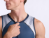 2XU Light speed front zip trisuit mouwloos wit/blauw heren  MT6660d-MDN/WHT