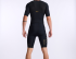 2XU Light speed trisuit korte mouw zwart heren  MT7019d-BLK/GLD