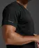 2XU Light Speed Tech Tee hardloopshirt korte mouw Zwart Reflecterend Heren   MR7150A-BLK/BRF