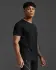 2XU Light Speed Tech Tee hardloopshirt korte mouw Zwart Reflecterend Heren   MR7150A-BLK/BRF