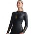 2XU Propel:1 lange mouw wetsuit zwart/oranje dames  WW4994c-BLK/ABN