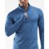 2XU Pursuit Thermal 1/4 Zip hardloopshirt lange mouw blauw heren  MR6231a-POSSRF