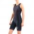 2XU Perform mouwloos trisuit zwart dames  WT5533D-BLK/SDW-VRR