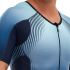 2XU Perform korte mouw trisuit blauw heren  MT5525D-MDN/FMB-VRR