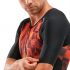 2XU Perform korte mouw trisuit zwart/rood heren  MT5525D-BLK/FOM-VRR