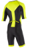 2XU X-vent Sleeved Full Front Zip Trisuit zwart/geel heren  MT4355dBLK/LPU-VRR