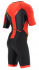 2XU X-vent Sleeved Full Front Zip Trisuit zwart/rood heren  MT4355dBLK/TRD