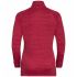Odlo Run Easy Warm (zip) Millennium Element hardloopshirt lange mouw rood dames  313261-30753