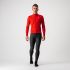 Castelli Pericolo lange mouw fietsshirt rood heren  4521514-023
