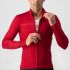 Castelli Pro thermal Mid lange mouw fietsshirt rood heren  4521516-622