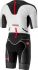 Castelli All out speed trisuit korte mouw wit/zwart heren  18104-101