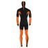 Craft Speed schaatspak CB zwart/oranje unisex  940156-9560