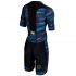 Zone3 Activate plus korte mouw trisuit Stealth speed heren  TS19MACPP106