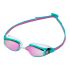 Aqua Sphere Fastlane spiegellens zwembril turquoise/roze  ASEP2990243LMP