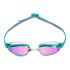 Aqua Sphere Fastlane spiegellens zwembril turquoise/roze  ASEP2990243LMP