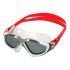 Aqua Sphere Vista donkere lens zwembril wit/rood  ASMS5050915LD