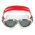 Aqua Sphere Vista donkere lens zwembril wit/rood  ASMS5050915LD