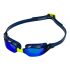 Aqua Sphere Xceed titanium spiegellens zwembril blauw  ASEP3030404LMB