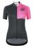 Assos UMA GT C2 EVO Stahlstern fietsshirt korte mouw zwart/roze dames  12.20.350.41