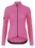 Assos Mille GT spring/fall fietsshirt C2 lange mouw fluo pink dames  12.24.361.41